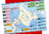北海道的坐船旅行嚮導地圖