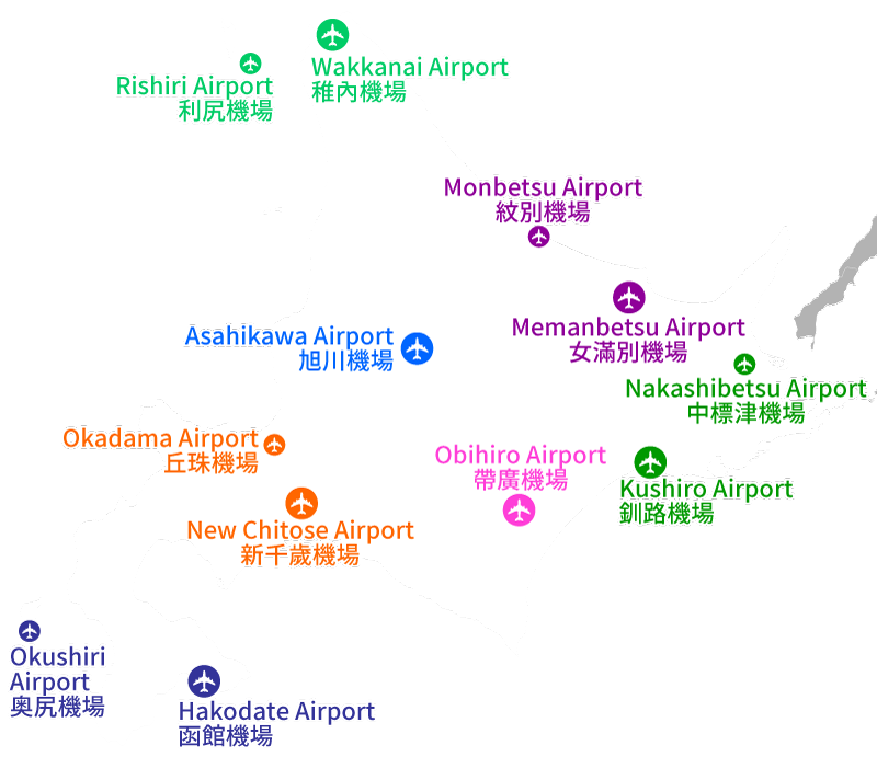 北海道的機場區域